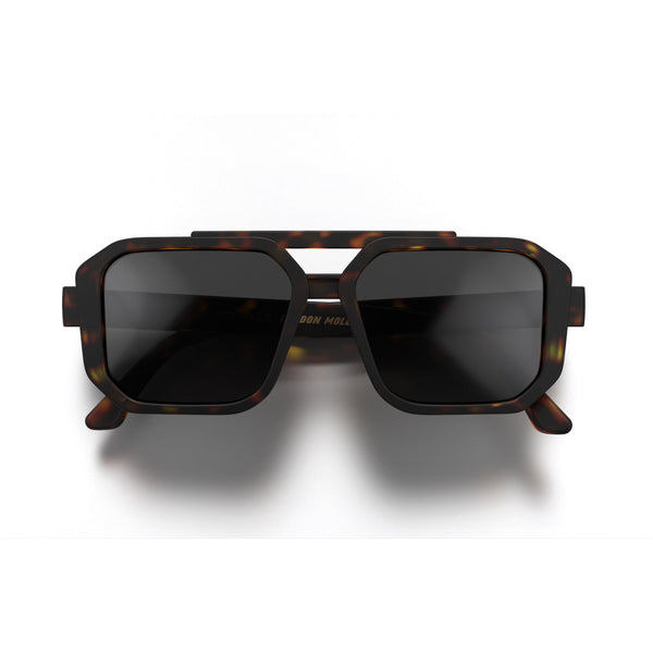 Huntsville sunglasses in rubberised tortoiseshell