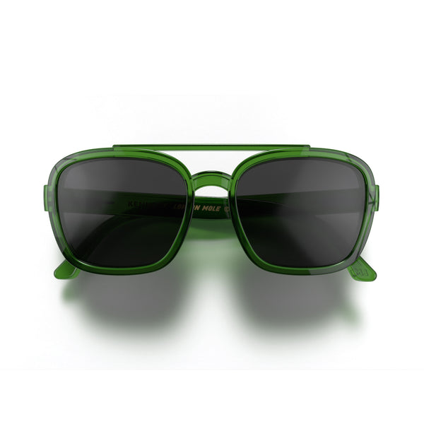 Kennedy sunglasses in gloss transparent green