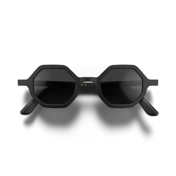 Malibu sunglasses in rubberised black