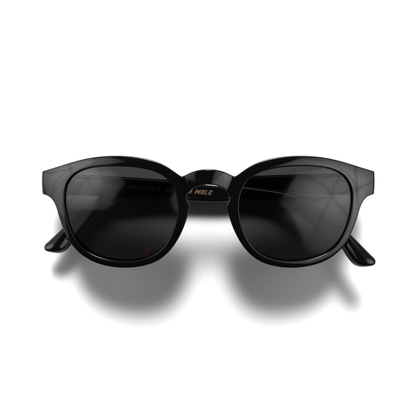 Monalux sunglasses in gloss black