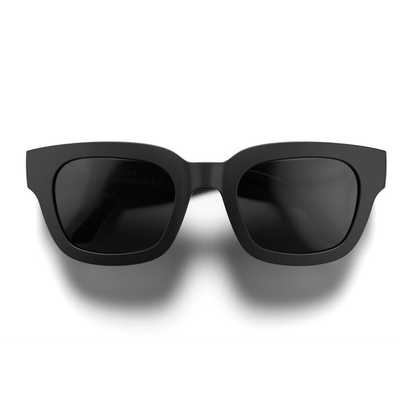 Vegas sunglasses in rubberised black