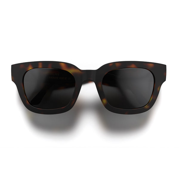 Vegas sunglasses in rubberised tortoiseshell