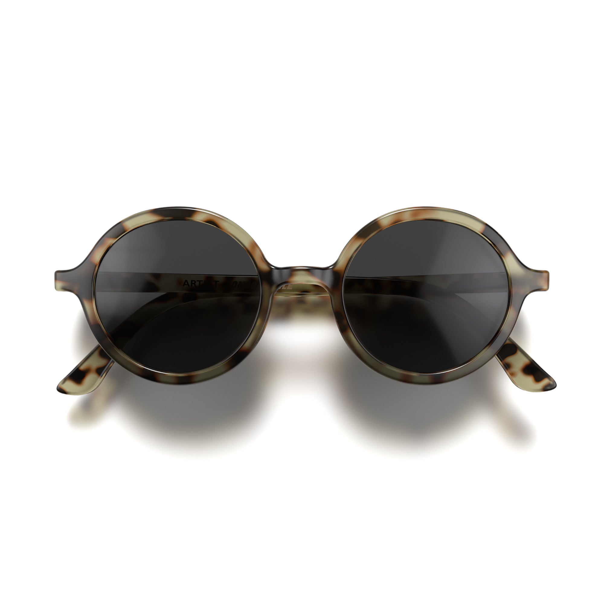 Artist sunglasses in pale tortoiseshell London Mole